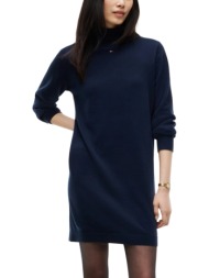 γυναικείο πλεκτό φόρεμα navy μπλε tommy jeans dw0dw23460-c1g