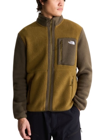 ανδρική yumiori ζακέτα χακί the north face nf0a883r-rl21