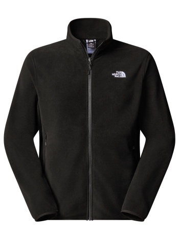 ανδρική glacier fleece ζακέτα μαύρη the north face