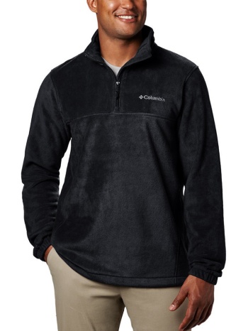 ανδρικό steens mountain half zip fleece μαύρο columbia