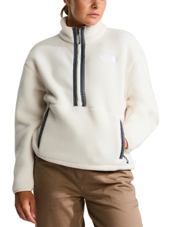 γυναικείο fleeski 1/4 zip pullover fleece εκρού the north