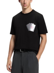 ανδρικό dahr t-shirt μαύρο hugo 50568696-001