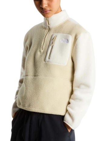 γυναικείο yumiori 1/4 zip fleece μπεζ the north face