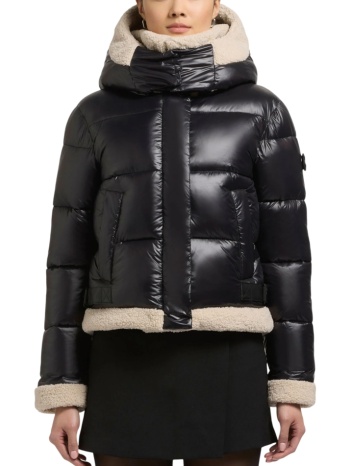 γυναικείο nessie 3 μπουφάν μαύρο khujo kj1295jk263-black