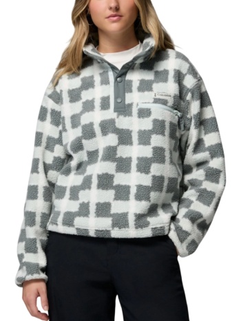 γυναικείο helvetia ii printed cropped half snap fleece