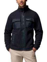 ανδρική juniper peak fleece ζακέτα μαύρη columbia 2131474-011