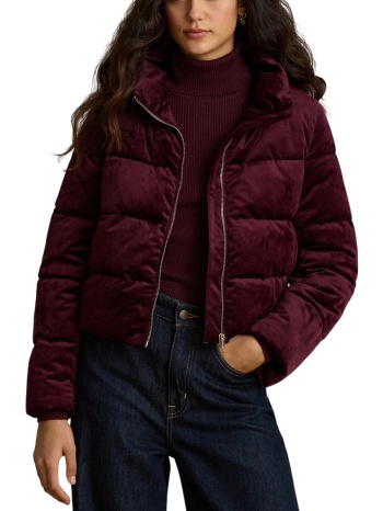 γυναικείο μπουφάν μπορντό ralph lauren 297p23453002-red