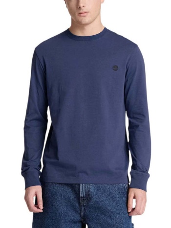 ανδρικό dunstan river μακρυμάνικο t-shirt navy μπλε