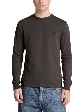 ανδρικό dunstan river μακρυμάνικο t-shirt μαύρο timberland