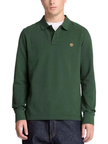 ανδρικό millers river μακρυμάνικο polo πράσινο timberland