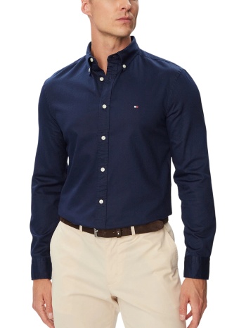 ανδρικό πουκάμισο navy μπλε tommy hilfiger mw0mw44570-dcc