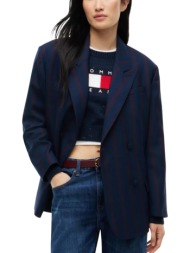γυναικείο collegiate σακάκι navy μπλε tommy jeans dw0dw23417-c1g