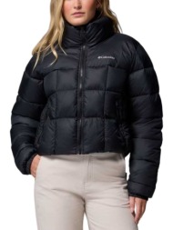 γυναικείο puffect iii cropped μπουφάν μαύρο columbia 2171241-010