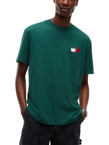 ανδρικό t-shirt πράσινο tommy jeans dm0dm23559-mbm