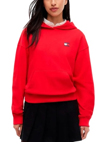 γυναικείο φούτερ κόκκινο tommy jeans dw0dw23402-xmd
