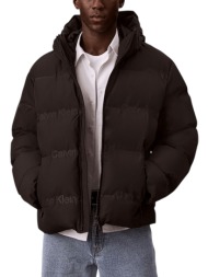 ανδρικό μπουφάν μαύρο calvin klein lv04rh523g-ub1