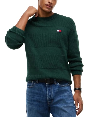 ανδρικό πουλόβερ πράσινο tommy jeans dm0dm23571-m2q