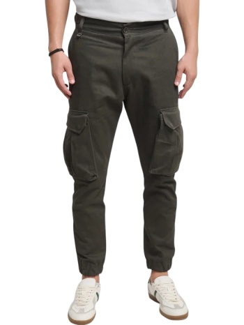 ανδρικό cargo παντελόνι χακί royal denim rivoli2381-khaki