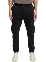 ανδρικό cargo παντελόνι μαύρο royal denim rivoli2381-black