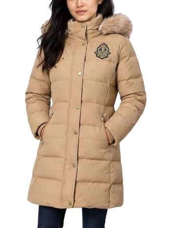 γυναικείο μπουφάν μπεζ ralph lauren 297p23455003-beige