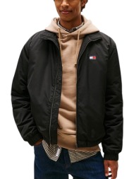 ανδρικό μπουφάν μαύρο tommy jeans dm0dm21936-bds