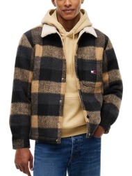 ανδρικό shaket καρό tommy jeans dm0dm23523-0mi