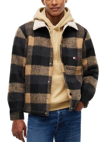 ανδρικό shaket καρό tommy jeans dm0dm23523-0mi