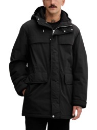 ανδρικό μπουφάν μαύρο tommy jeans dm0dm22251-0gk