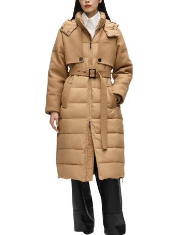 γυναικείο μπουφάν καμηλό karl lagerfeld b4w15003-1lg nougat
