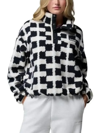 γυναικείο helvetia ii printed cropped half snap fleece