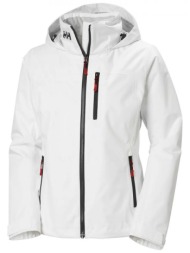 γυναικείο crew hooded midlayer sailing μπουφάν 2.0 λευκό helly hansen 34447-white