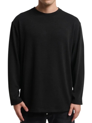 ανδρικό πουλόβερ μαύρο royal denim masuda4071-black