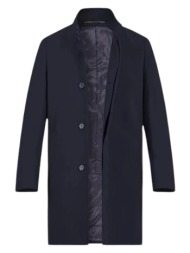 ανδρικό παλτό navy μπλε karl lagerfeld 455732 564750-690