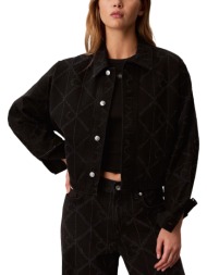 γυναικείο τζιν μπουφάν μαύρο calvin klein lv047h944g-4b3