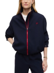 γυναικείο bomber μπουφάν navy μπλε tommy hilfiger ww0ww52315-c1g