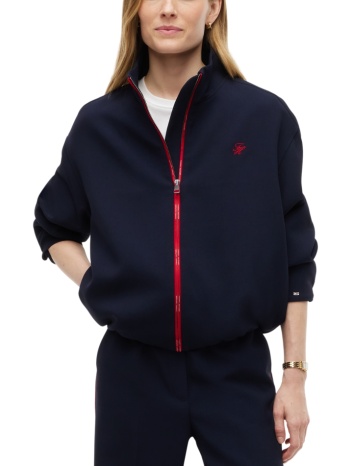 γυναικείο bomber μπουφάν navy μπλε tommy hilfiger