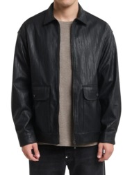 ανδρικό μπουφάν μαύρο royal denim kitami5168-black