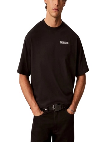 ανδρικό t-shirt μαύρο calvin klein lv04rh825g-ub1