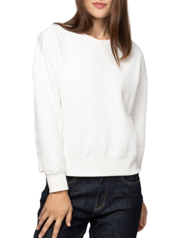 γυναικείο davenna φούτερ λευκό heavy tools t02036-white
