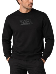 ανδρικό φούτερ μαύρο karl lagerfeld 705074 564953-990