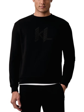 ανδρικό φούτερ μαύρο karl lagerfeld 705013 564910-990