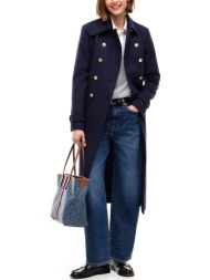 γυναικείο παλτό navy μπλε tommy hilfiger ww0ww51554-c1g