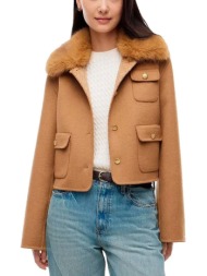 γυναικείο μάλλινο τζάκετ καμηλό tommy hilfiger ww0ww52914-gwa