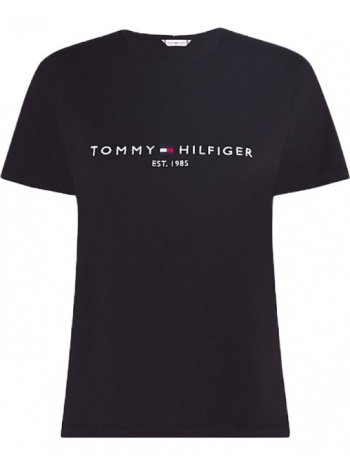γυναικείο heritage t-shirt μαύρο tommy hilfiger