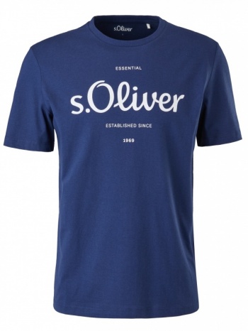 ανδρικό t-shirt navy μπλε s.oliver 2057432-56d1 σε προσφορά