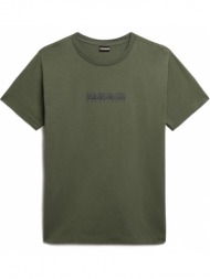 ανδρικό s-box t-shirt πράσινο napapijri np0a4gdr-gae1