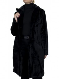 γυναικεία eco γούνα μαύρη tom tailor 033699-14482
