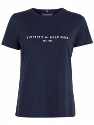 γυναικείο heritage t-shirt navy μπλε tommy hilfiger ww0ww31999-dw5