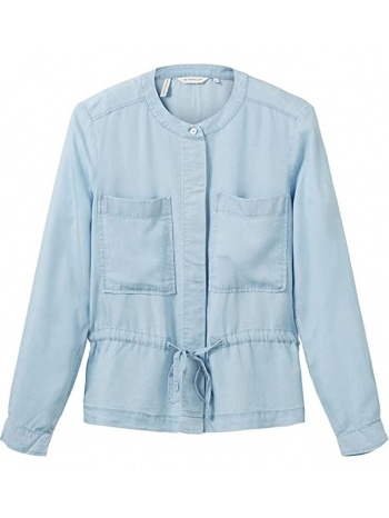 γυναικείο πουκάμισο γαλάζιο tom tailor 037227-10151 σε προσφορά