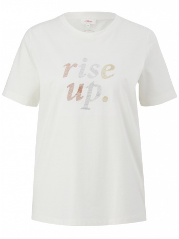 γυναικείο t-shirt λευκό s.oliver 2130232-02d0 σε προσφορά